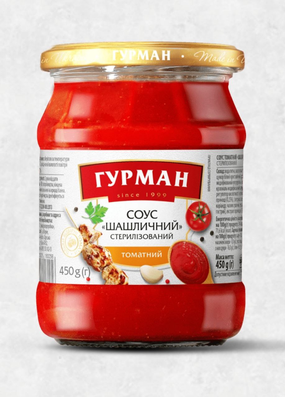 Томатний соус Гурман Шашличний 450г