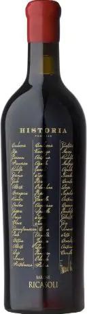 Вино B.Ricasoli. Історія Фамілія Россо Тоскано 2015 чер 0,75л 14,5%