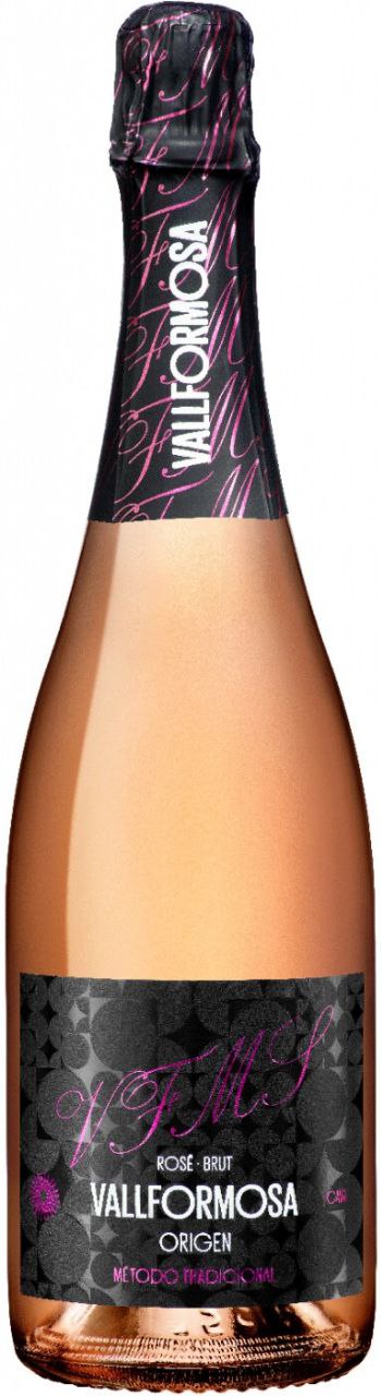 Вино ігристе Vallformosa Origen Cava Rosado Brut сухе рожеве 12% 0.75 л
