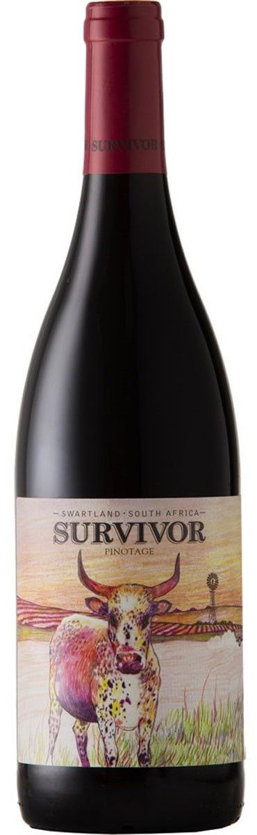 Вино Overhex Wines Survivior Pinotage  сухе черв 0,75л 14,5%
