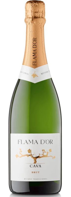 Вино ігристе Flama d’Or Cava Brut сухе біле 11.5% 0.75 л