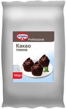 Какао темне Dr.Oetker Prof 500г