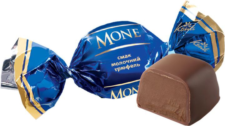 Цукерки MONE Конті смак молочний трюфель 1кг