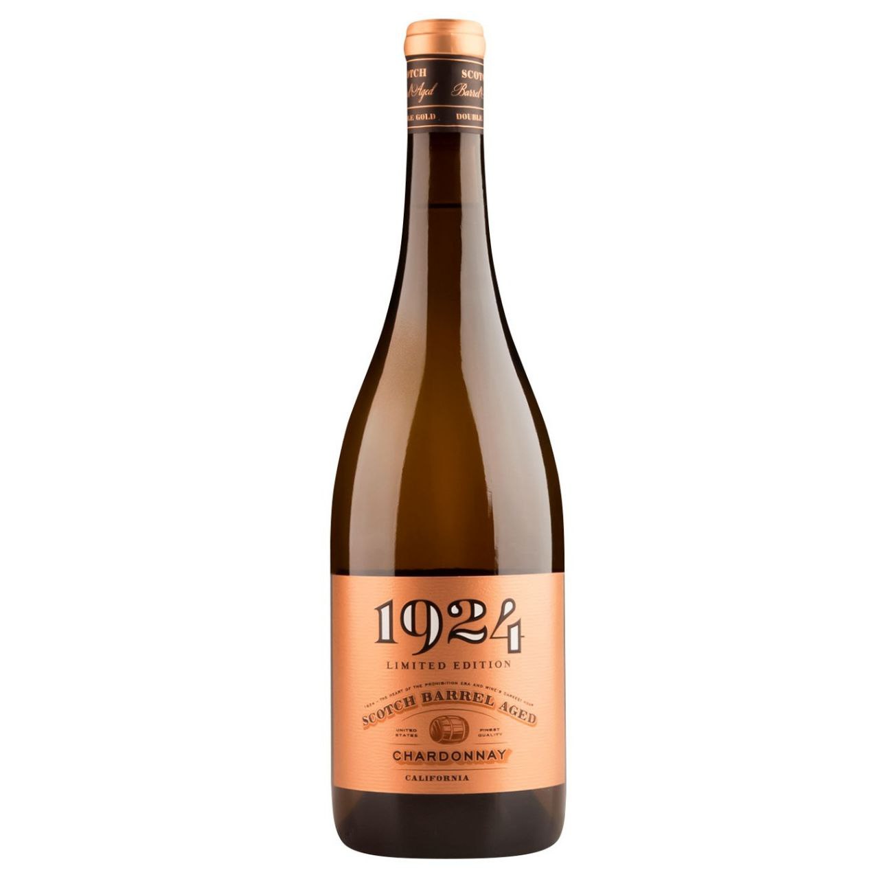 Вино 1924 Scotch Barrel Chardonnay сухе біле 14.5% 0.75 л