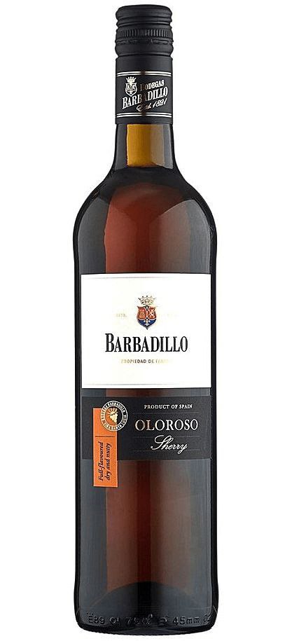 Херес BARBADILLO. Олоросо 18% 0,75л