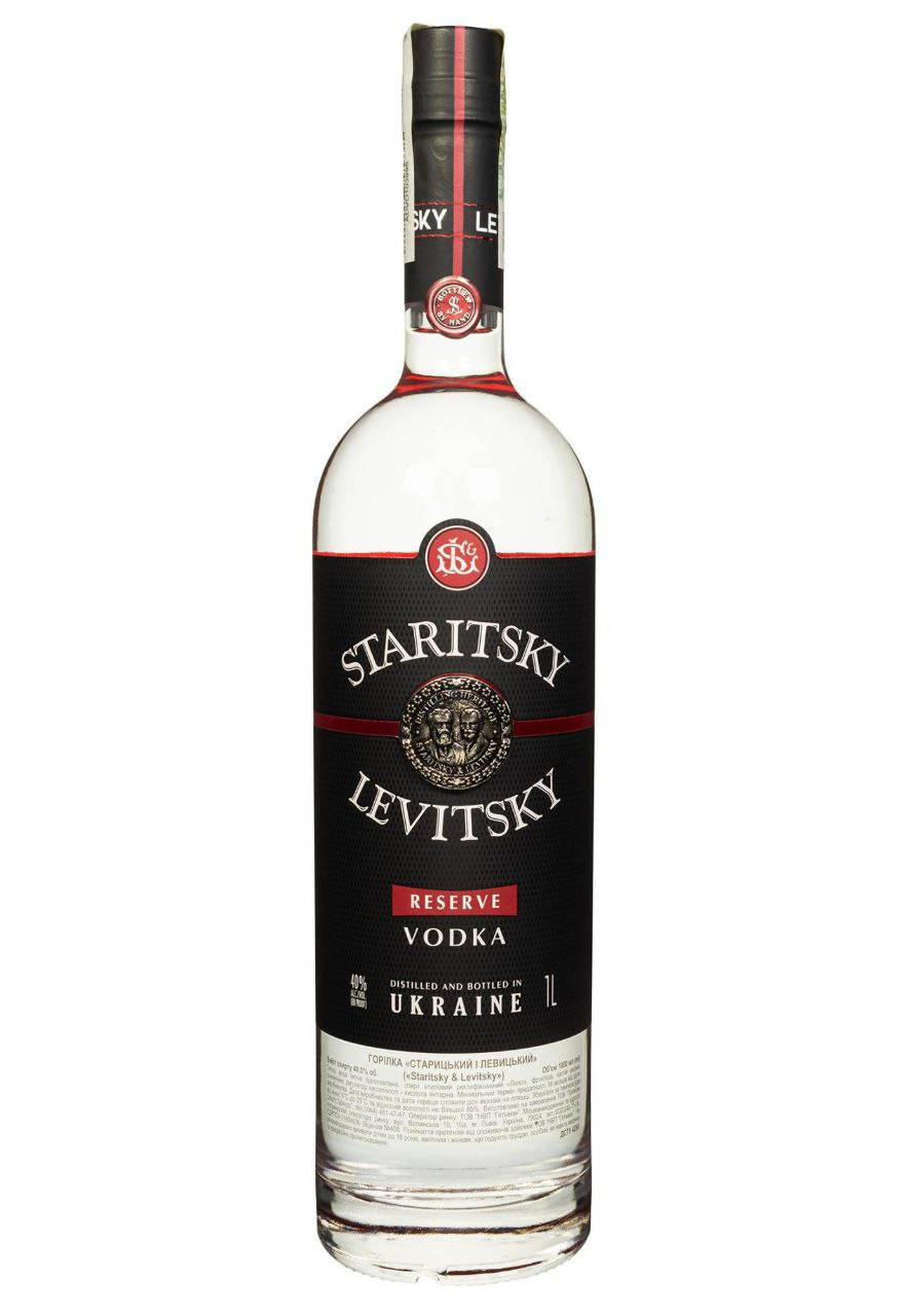 Горілка Staritsky & Levitsky Reserve 40% 1 л