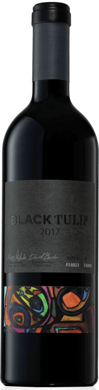 Вино Tulip. Блек Т`юліп 2017 червоний 0,75л в коробці 14,5%