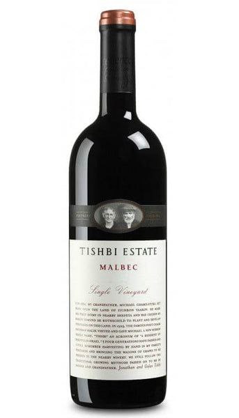 Вино Tishbi. Мальбек Сінгл Віньярд 2014 чер 0,75л 13%