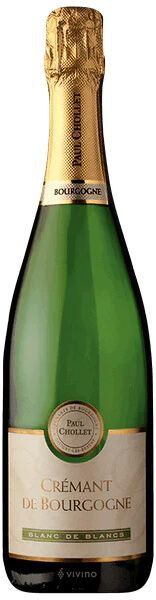 Вино ігр. Paul Chollet Cremant de Bourgogne Blanc de Blancs сухе біле 12% 0.75 л 