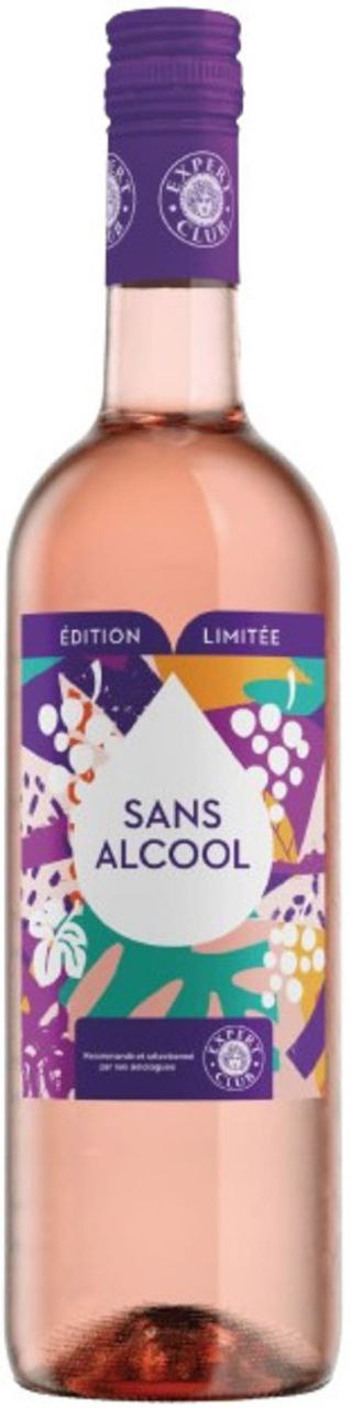 Вино Б/А Sans Alcool Експерт Клуб рож 0,75л 0%