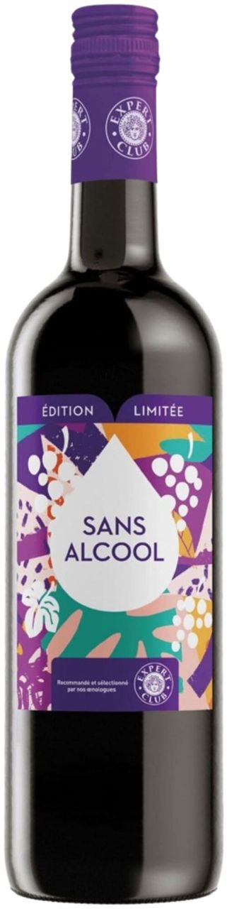 Вино Б/А Sans Alcool Експерт Клуб чер 0,75л 0,5%