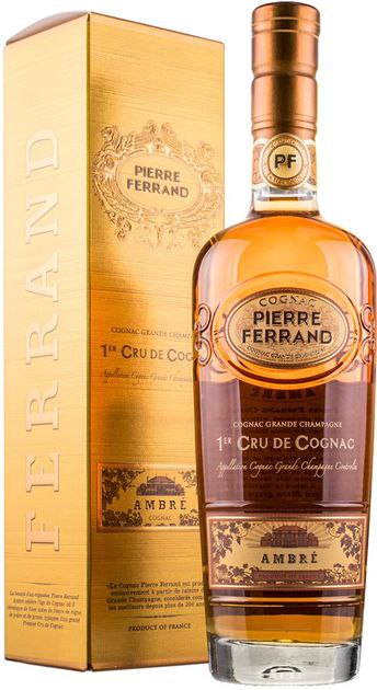 Коньяк ПЬЄР ФЕРРАН АМБРЕ 0,7л 40%
