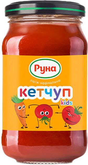 Кетчуп Руна Ніжний для дітей скло 230г