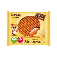 Вафлі D.E.M.I. з карамельною начинкою та вершковим маслом 33г