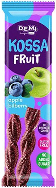 Пастила фруктова D.E.M.I. Kossa Fruit із соком чорниці 15г