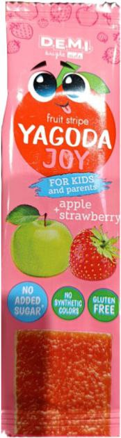 Пастила фруктова Yagoda Joy із соком полуниці 15г