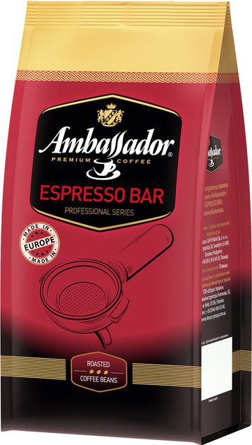 Кава в зернах Ambassador Espresso Bar пакет 1кг