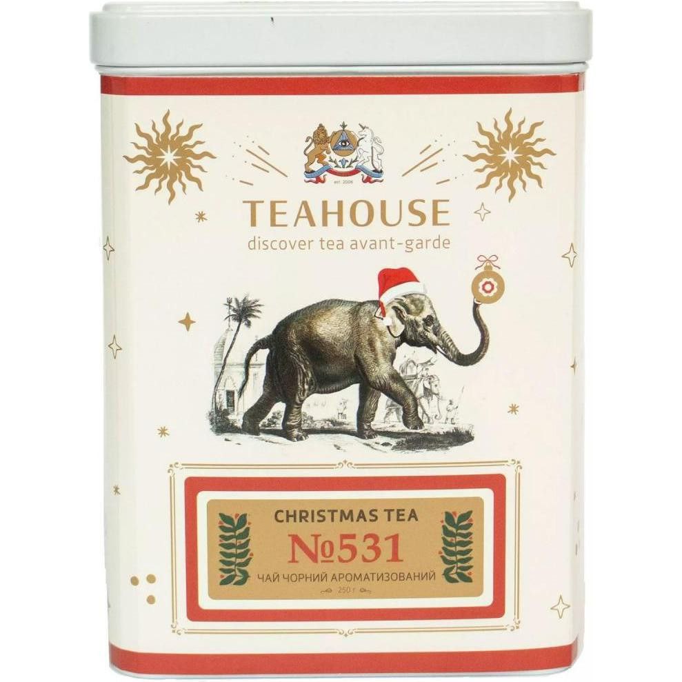Чай Teahouse Christmas Tea Слон металева банка 250г