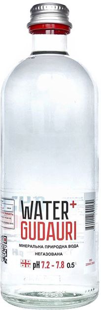 Вода мінеральна н/газ Water+Gudauri 0.5л скло
