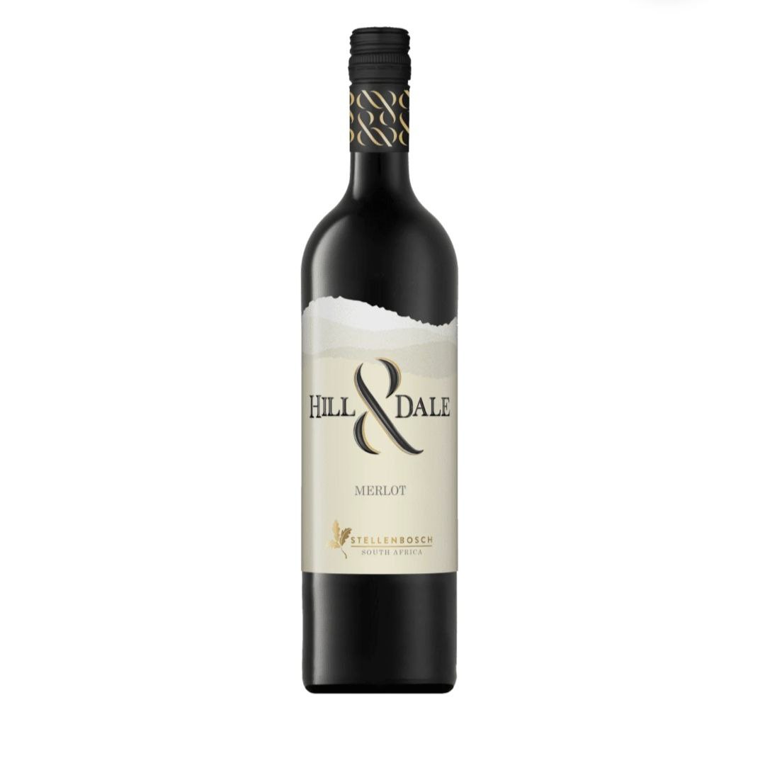 Вино Hill&Dale. Мерло 2020 червоний 14% 0,75л