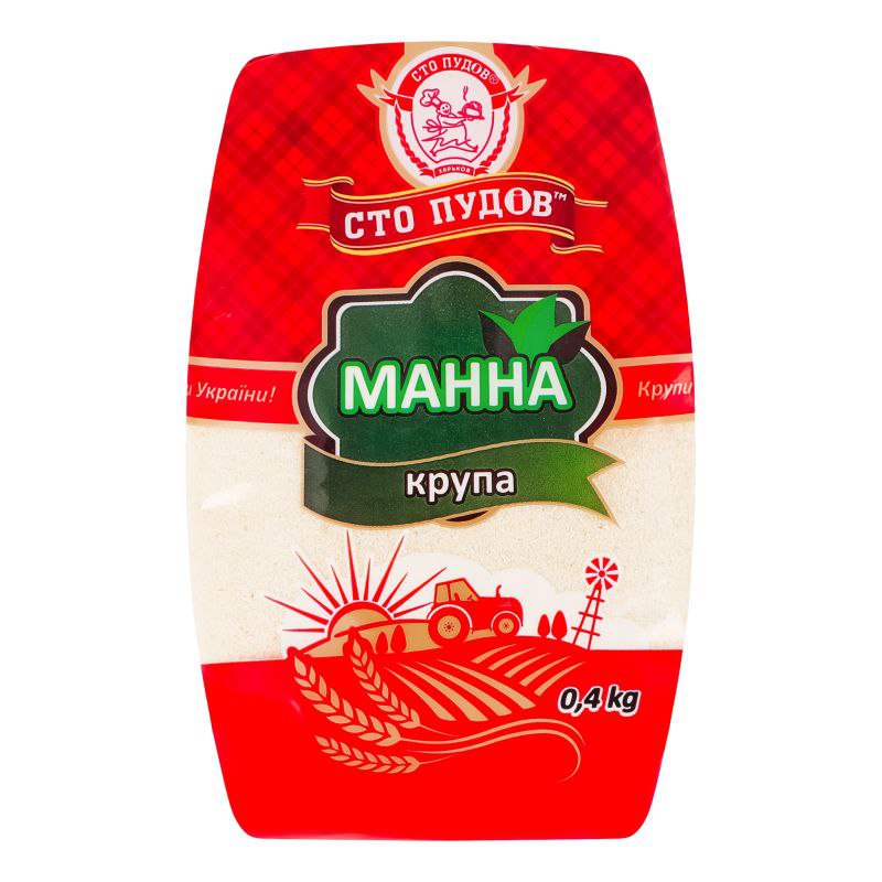 Крупа манна Сто пудів 400г