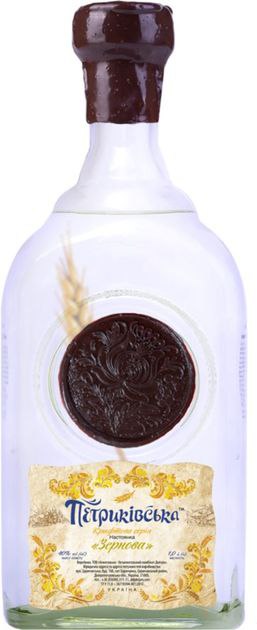 Настоянка Петриківська Зернова 40% 1 л