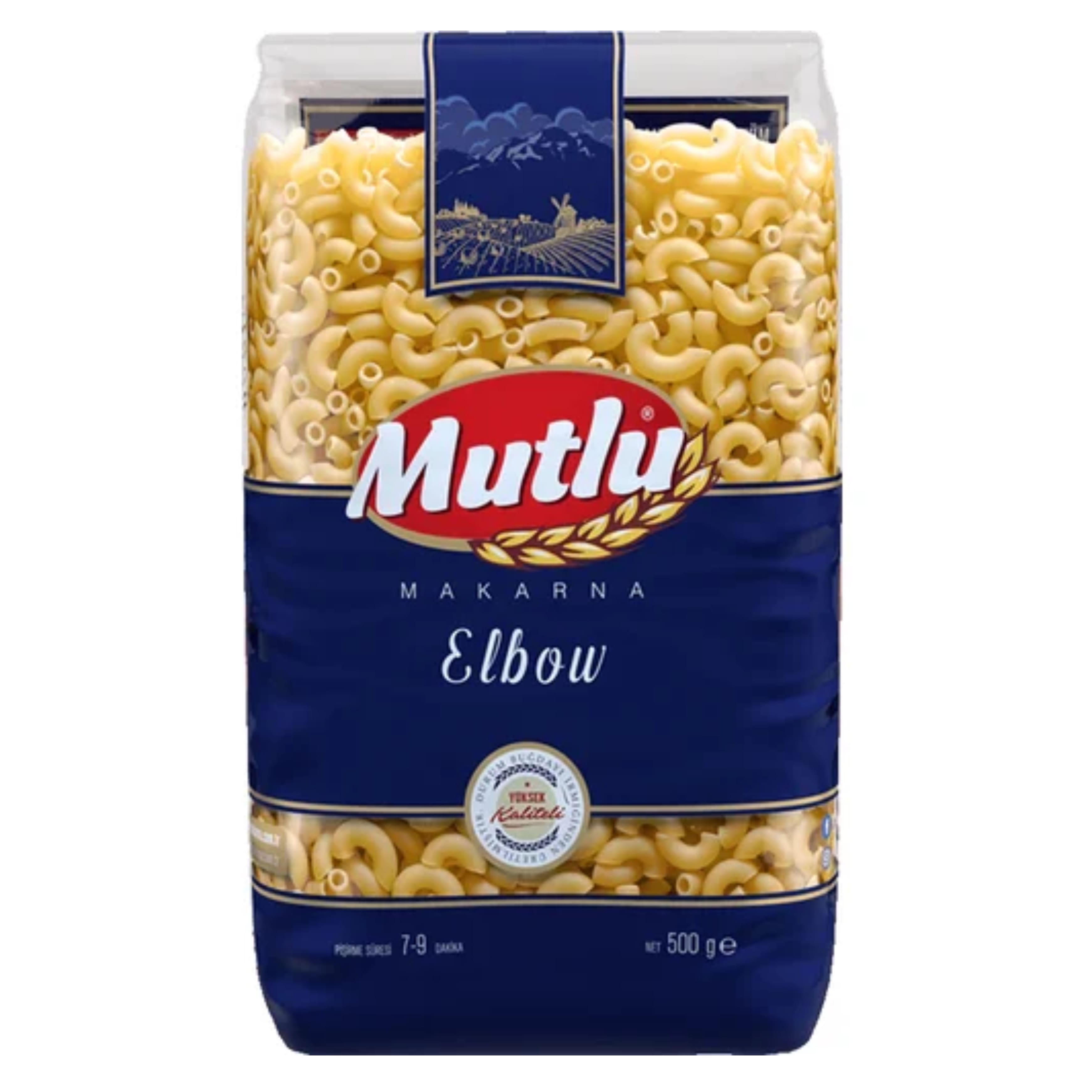 Макарони MUTLU Big Elbow Ріжки великі 500г