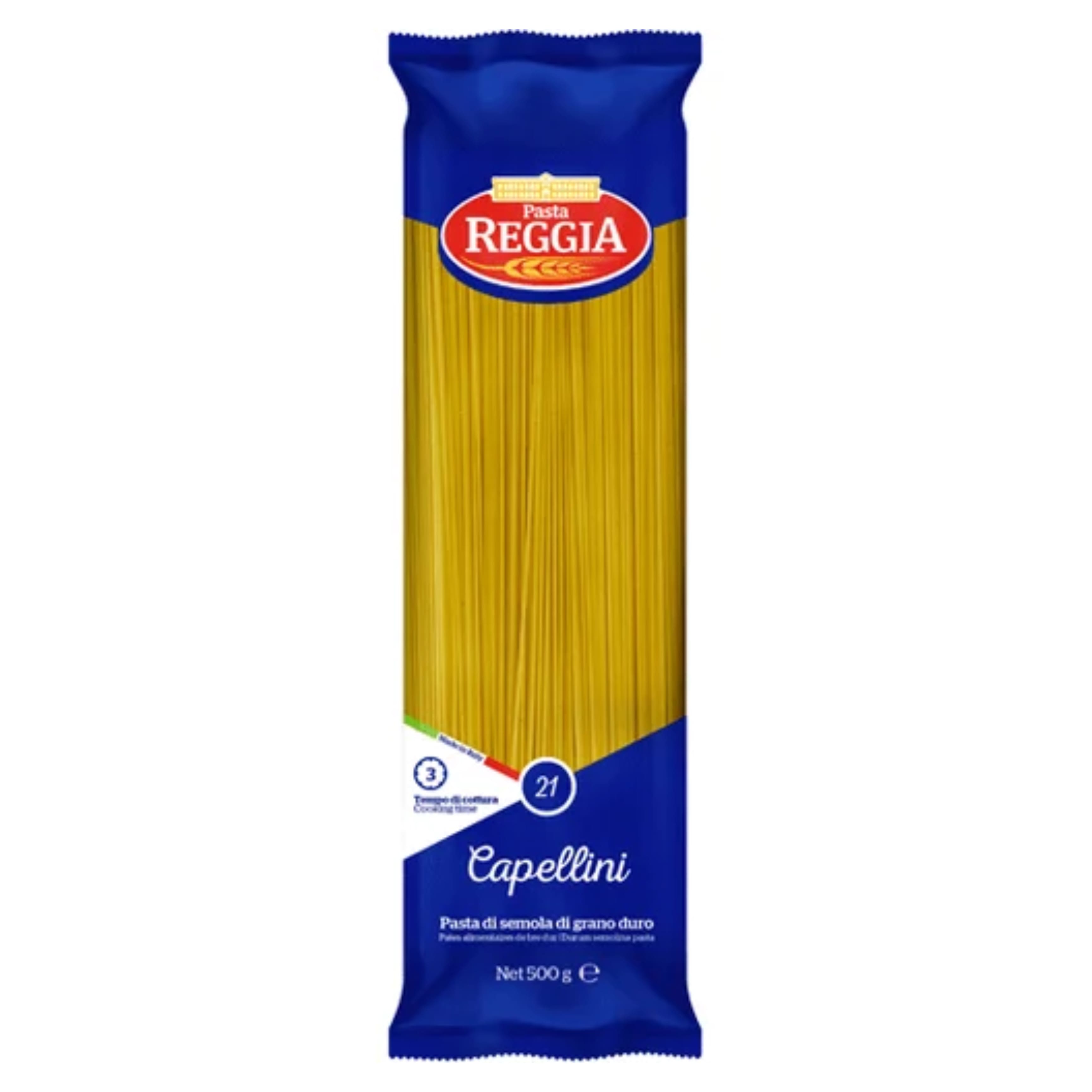 Макарони REGGIA Вермішель довга 21.Capellini 500г