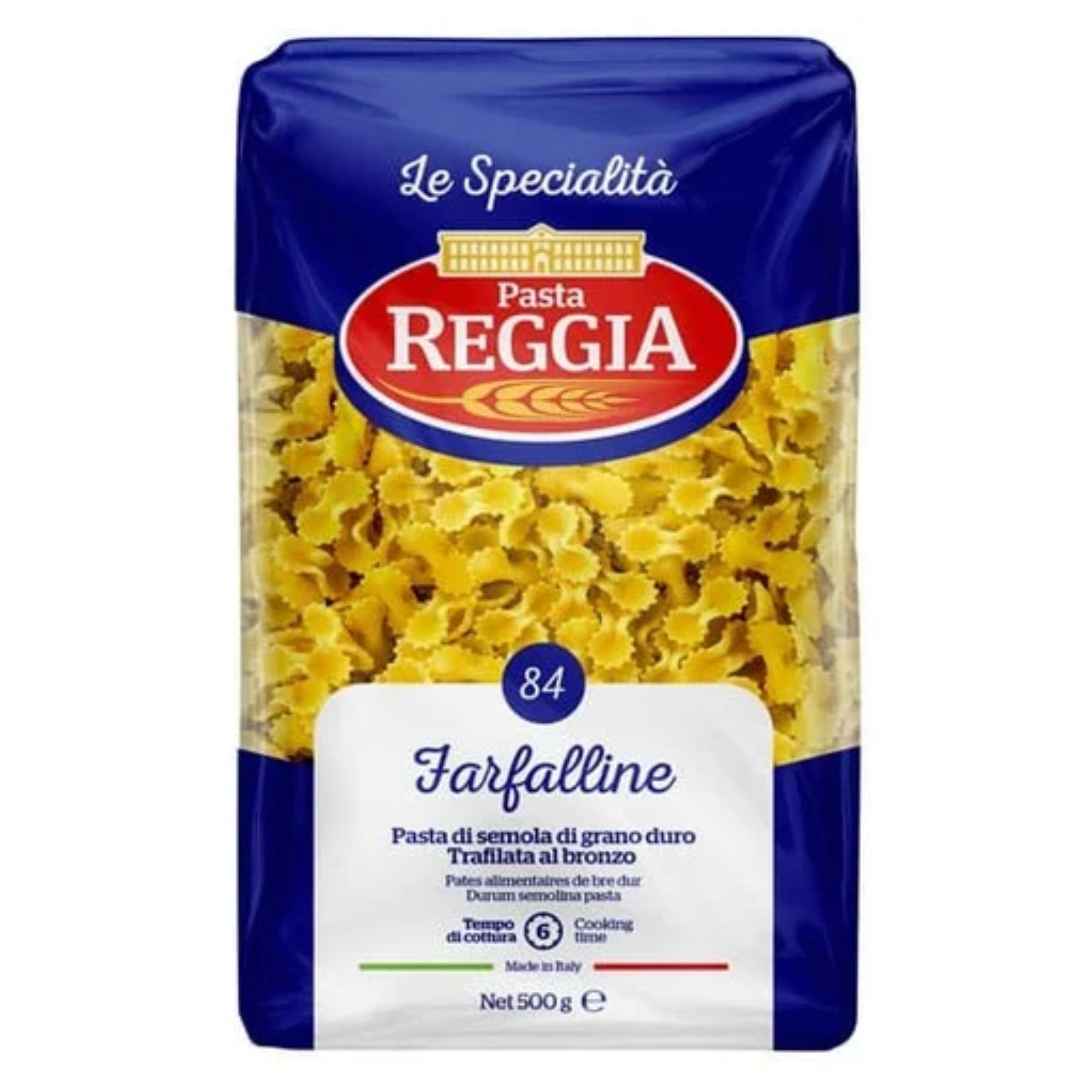 Макарони REGGIA SP Бантики 84.Farfalline 500г