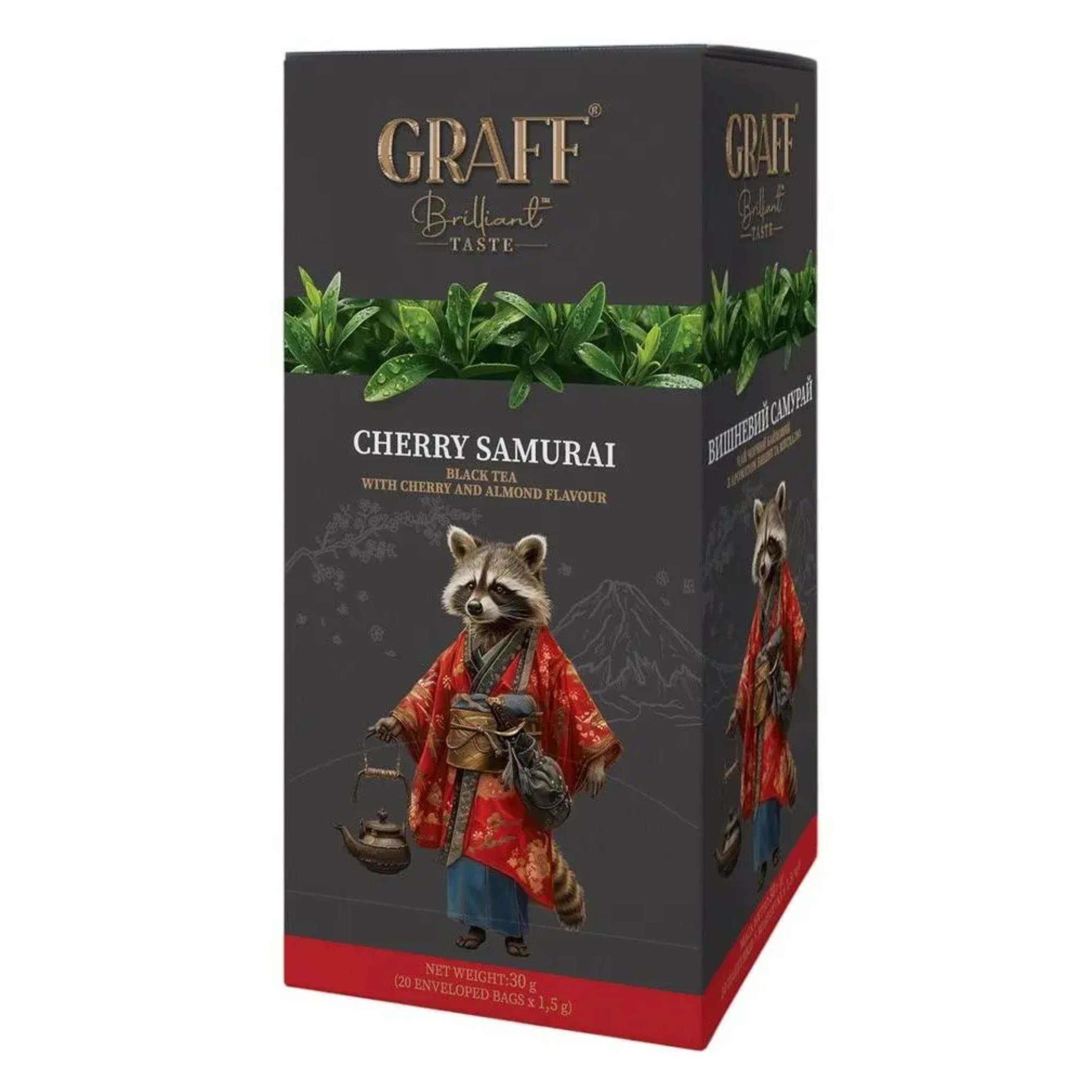 Чай чорний Graff Cherry Samurai (20х1.5г) саше