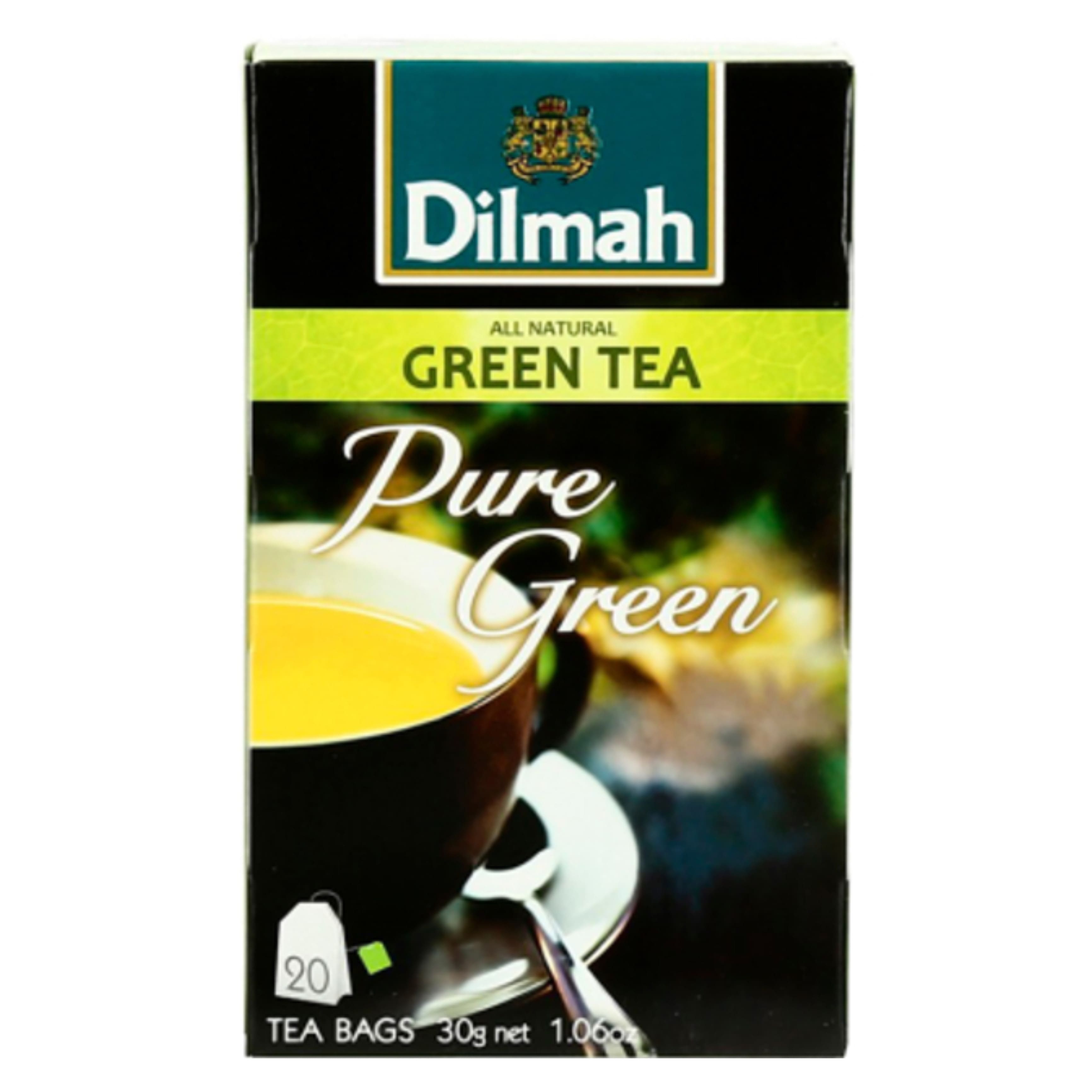 Чай Dilmah Зелений пакетований з ярликом 20х1,5г