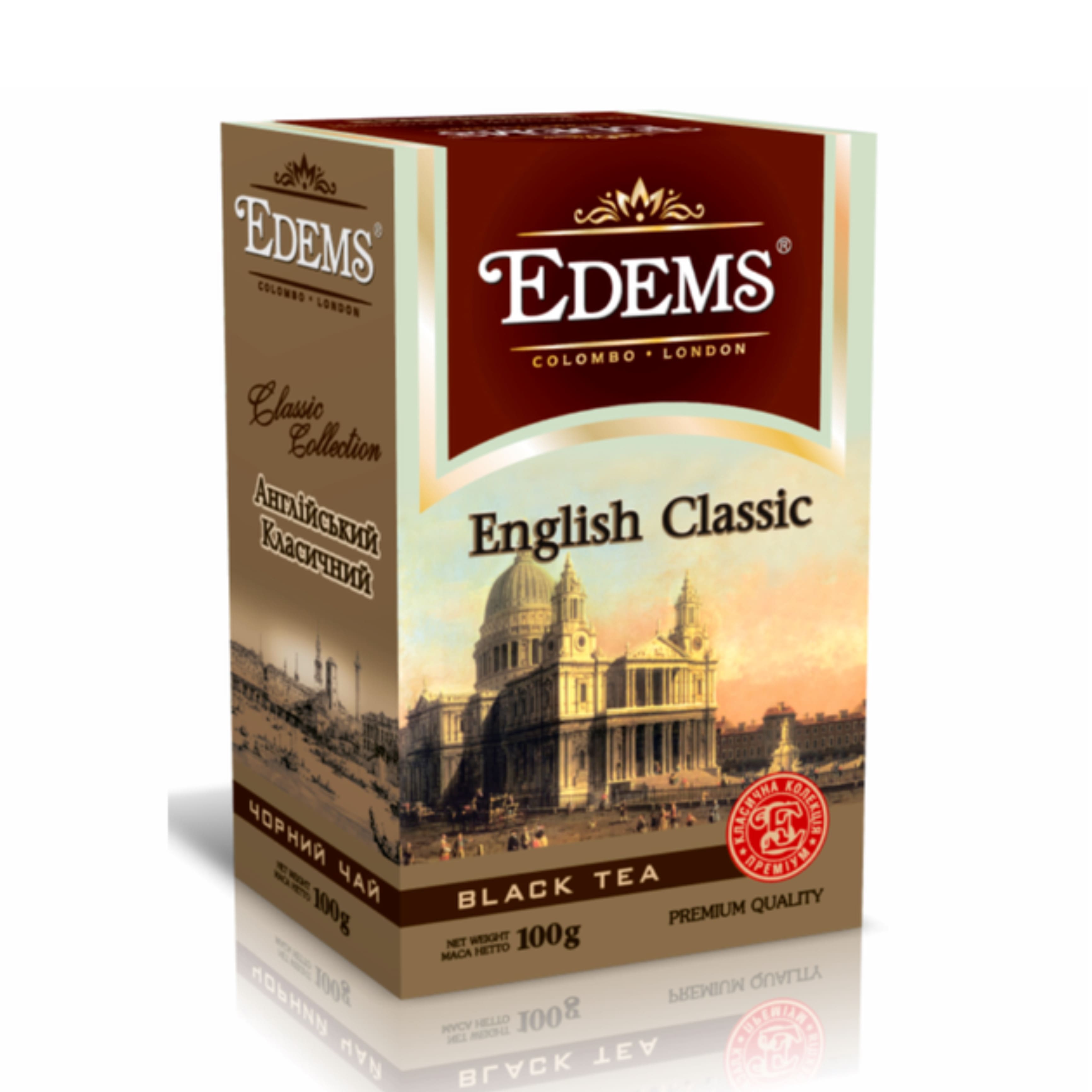 Чай чор Еdems Англійський клас лист 100г