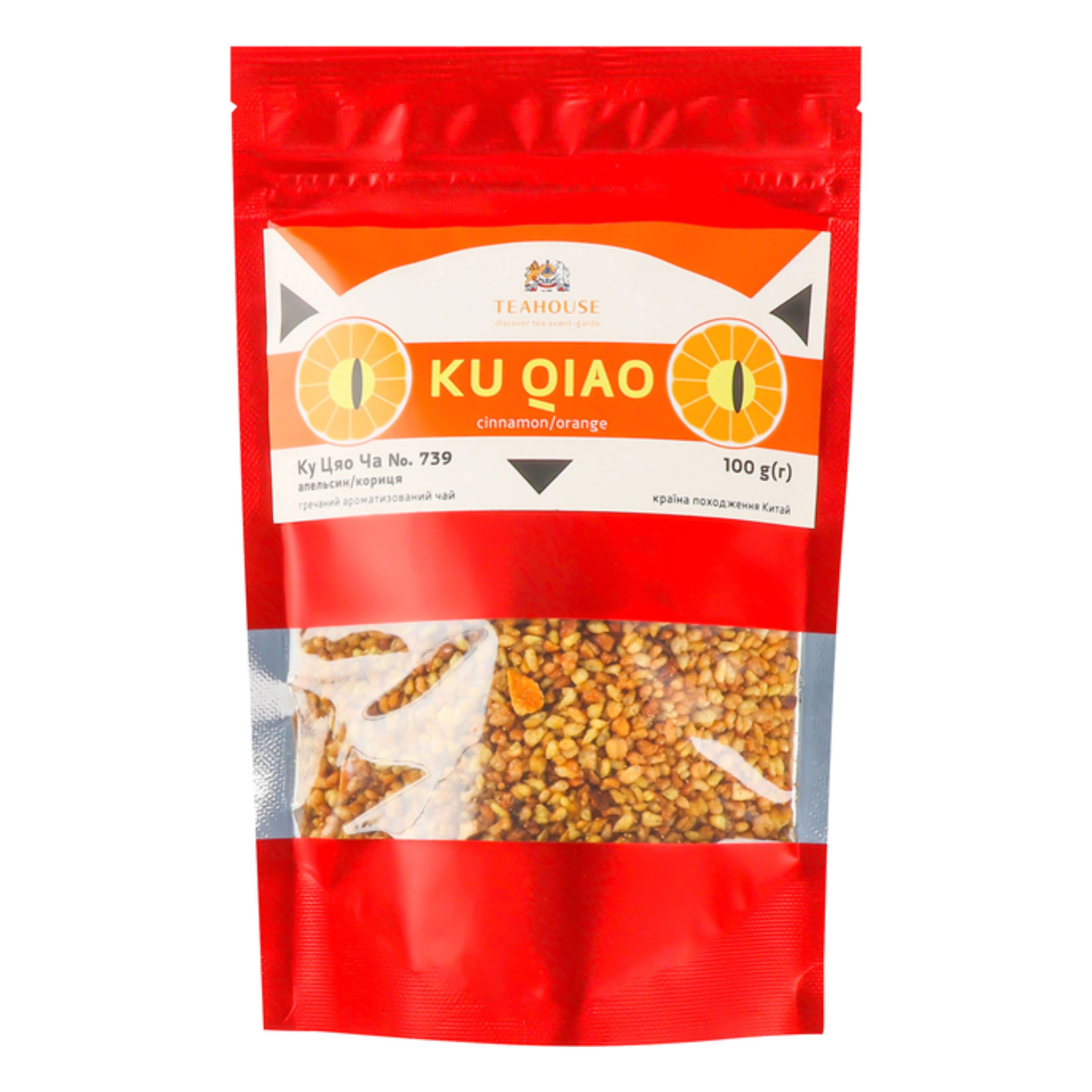 Гречаний чай Ку Цяо Ча апельсин-кориця 100г