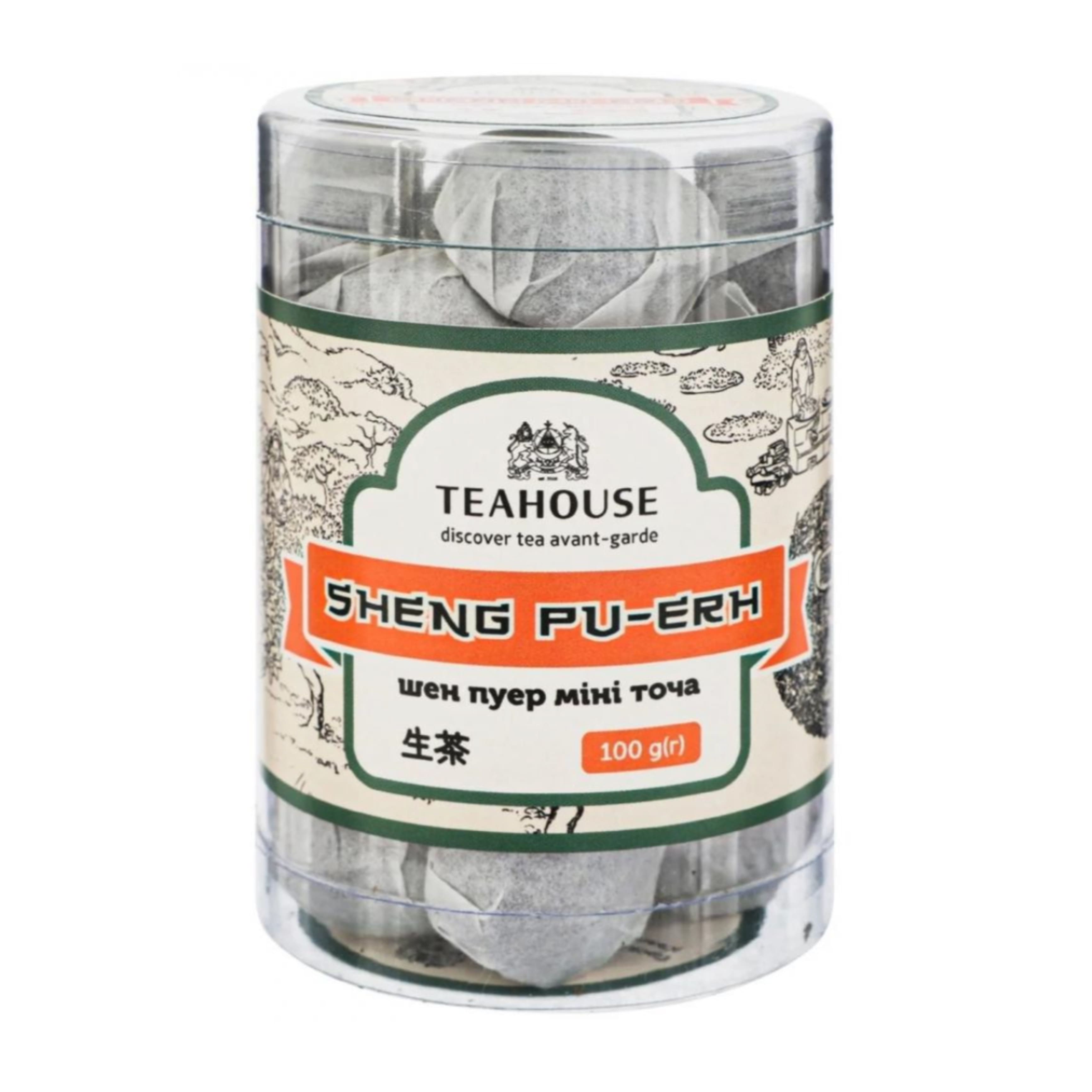 Чай Тоуча ШУ пуер Китай тубус 100г