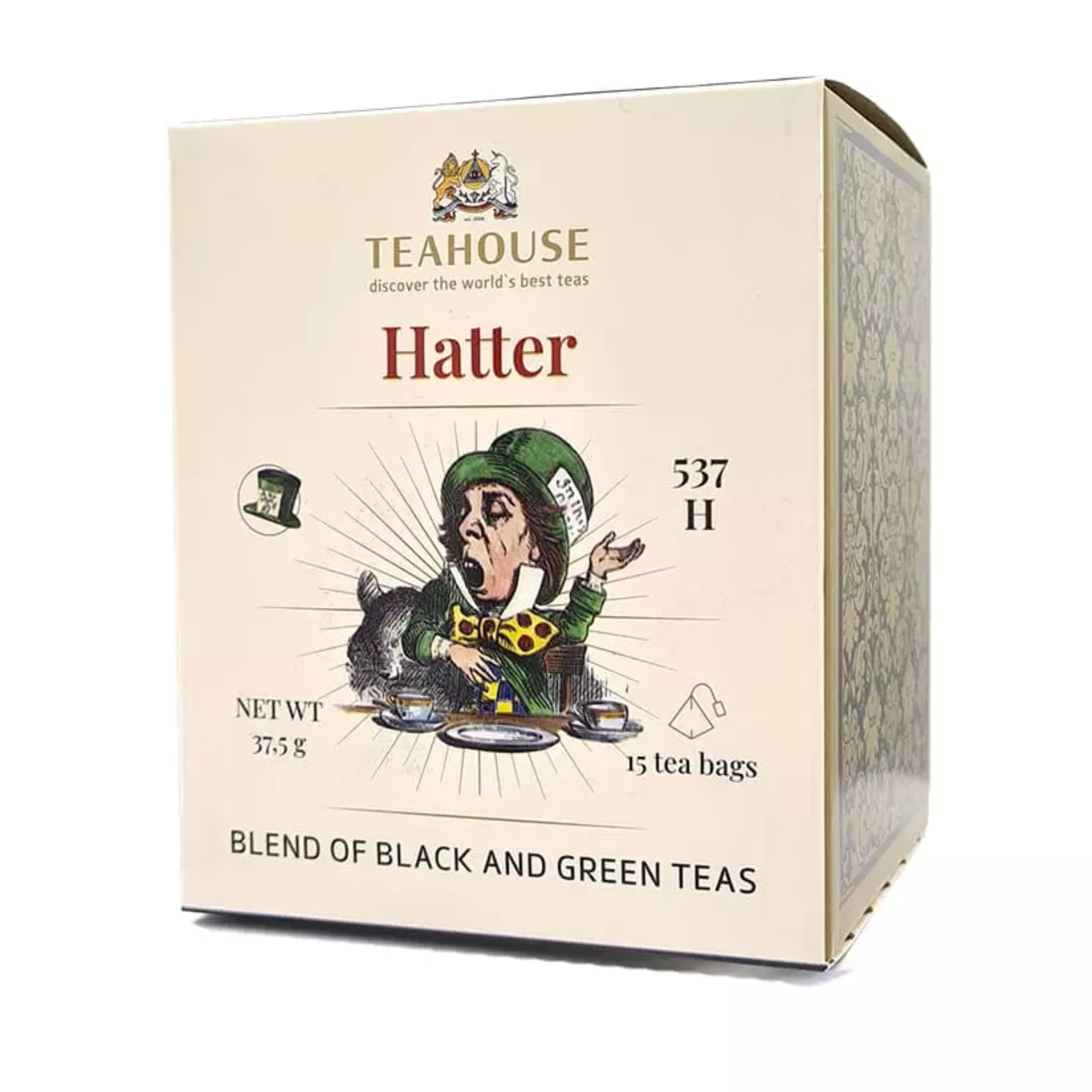 Чай зел фрукт Капелюшник у пірамідках 15х2.5г