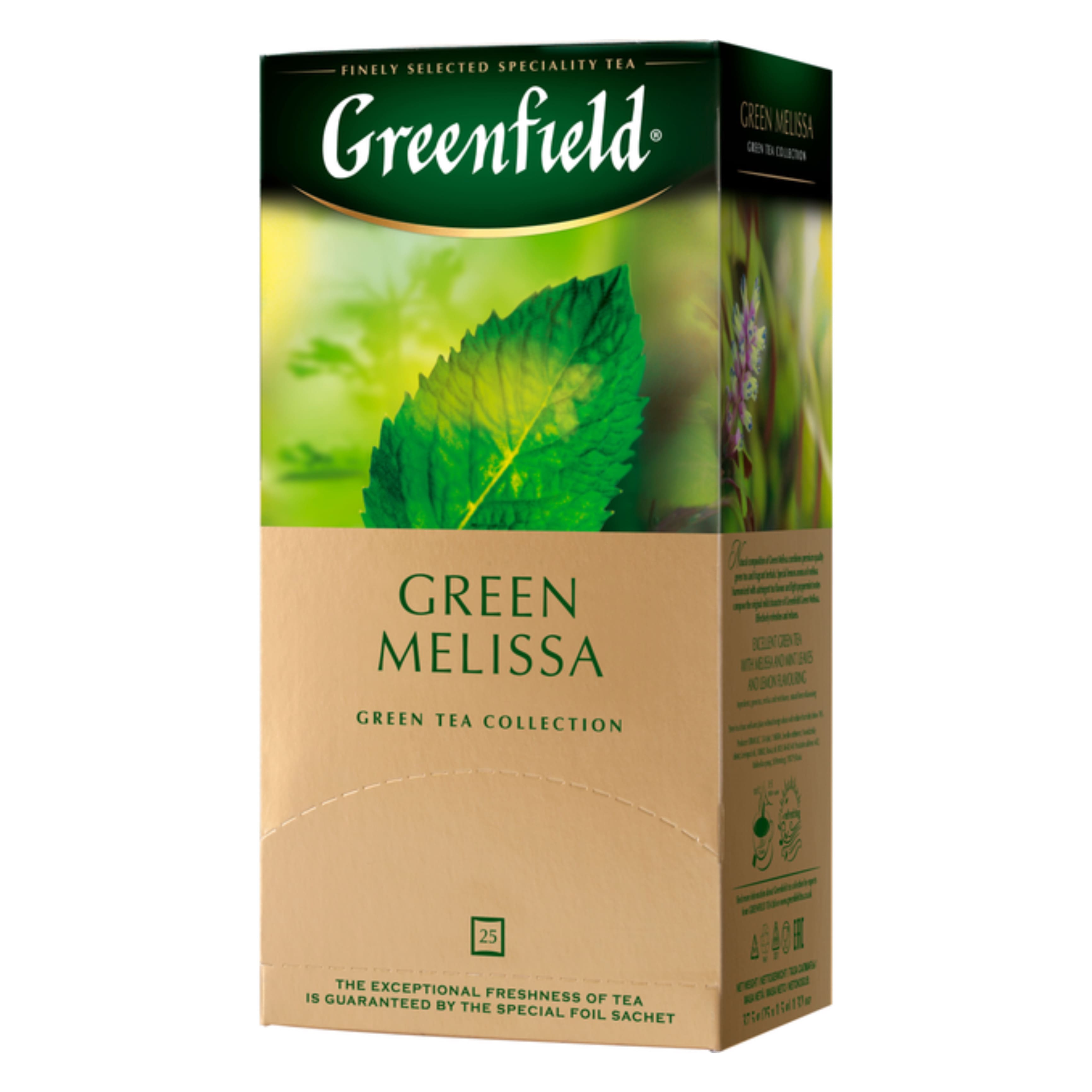 Чай трав Greenfield Green Melissa 25х1,5г