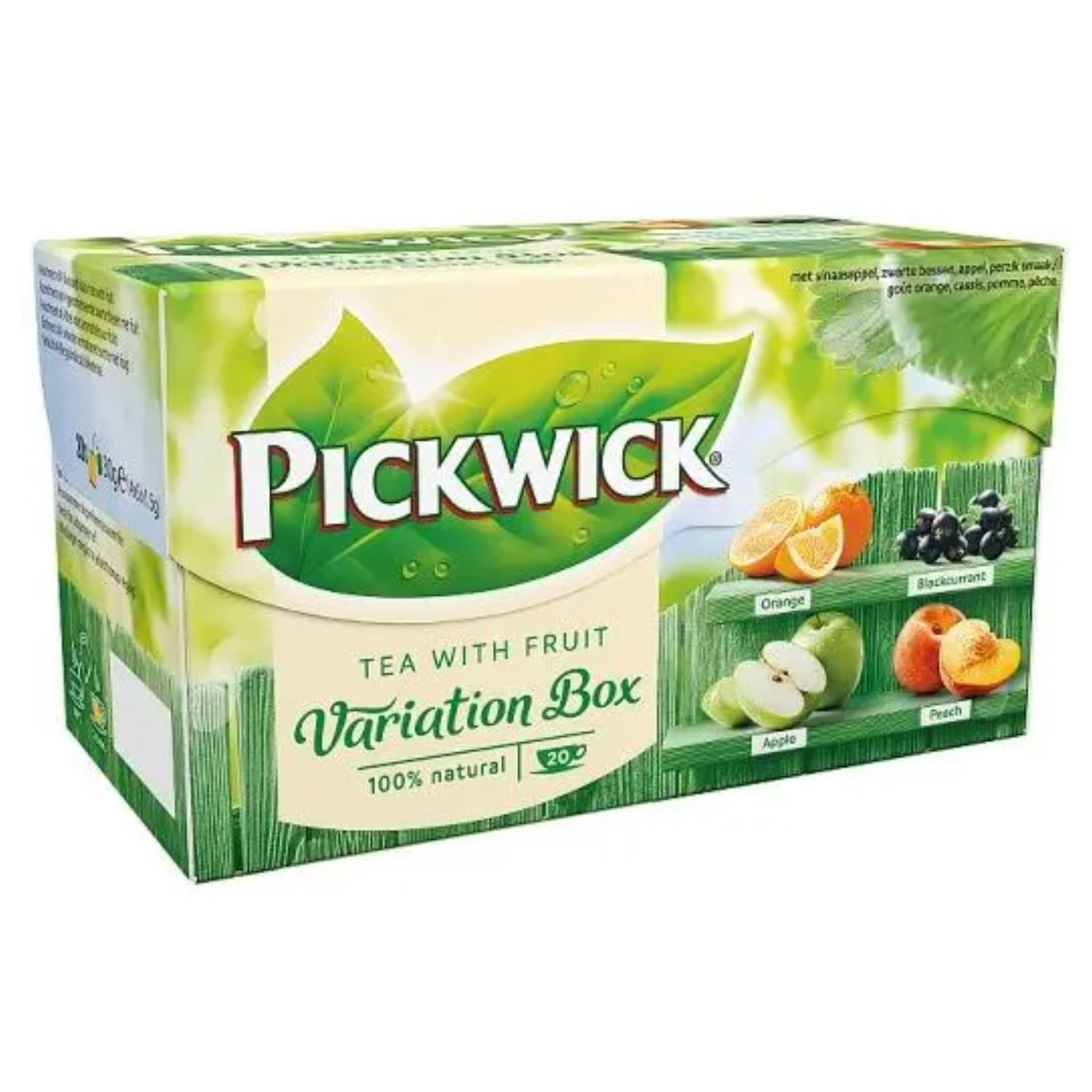 Чай чорний асорті Яблуко-Персик-Апельсин-Смородина Pickwick BwA 20х1,5г