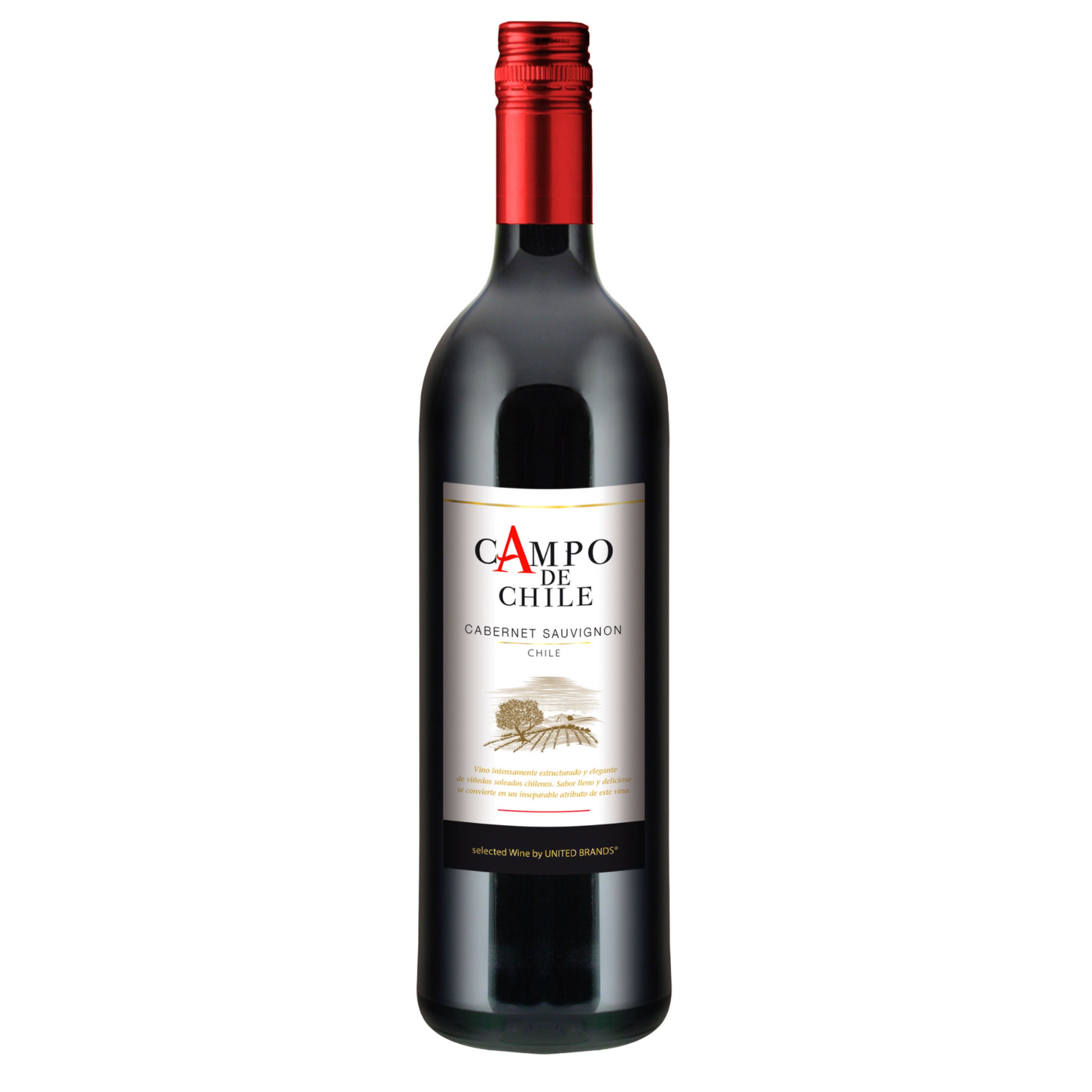 Вино Кампо де Чілі Каберне Совіньон 13% чер сух 0,75л