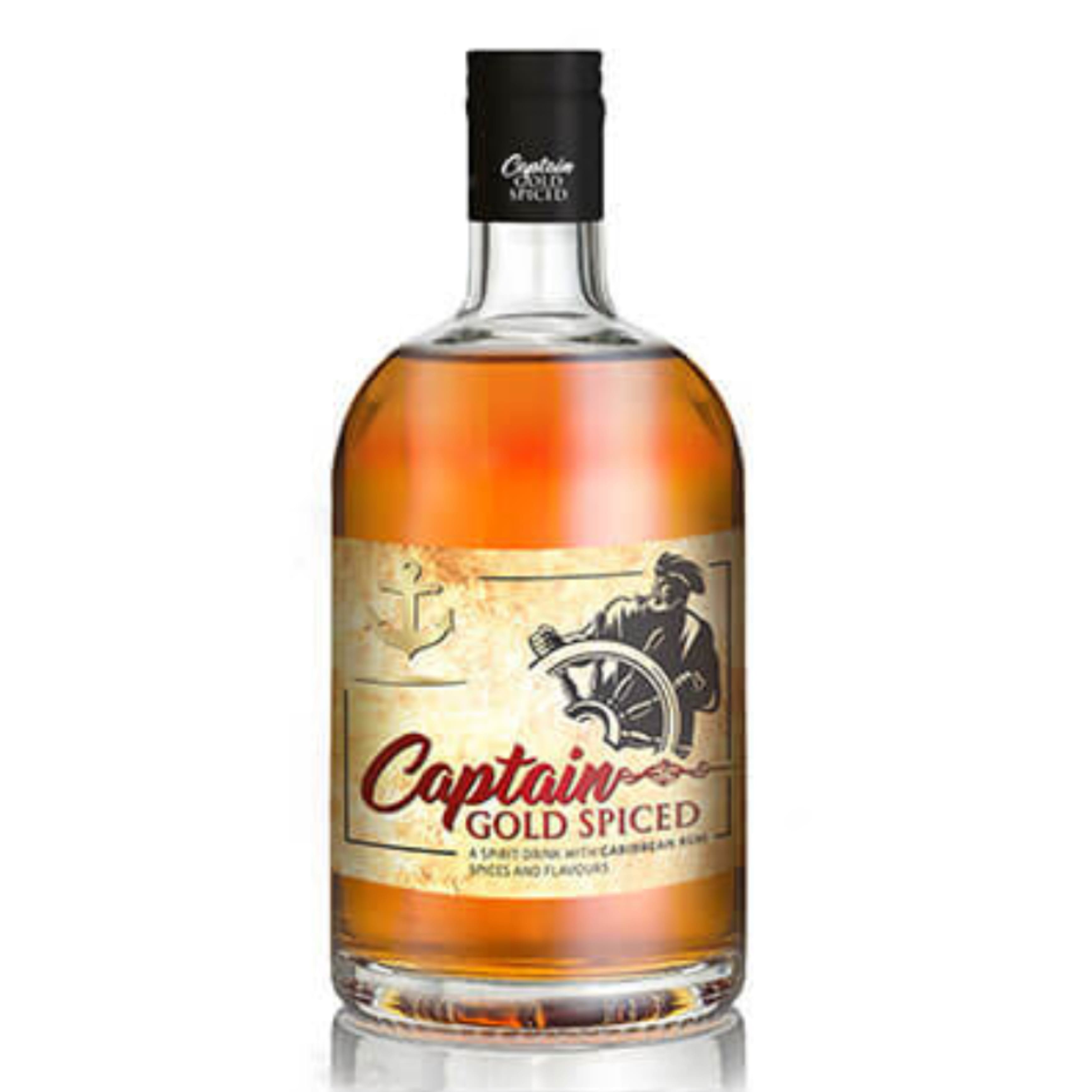 Ром Captain Gold Spiced 35% 0.7 л