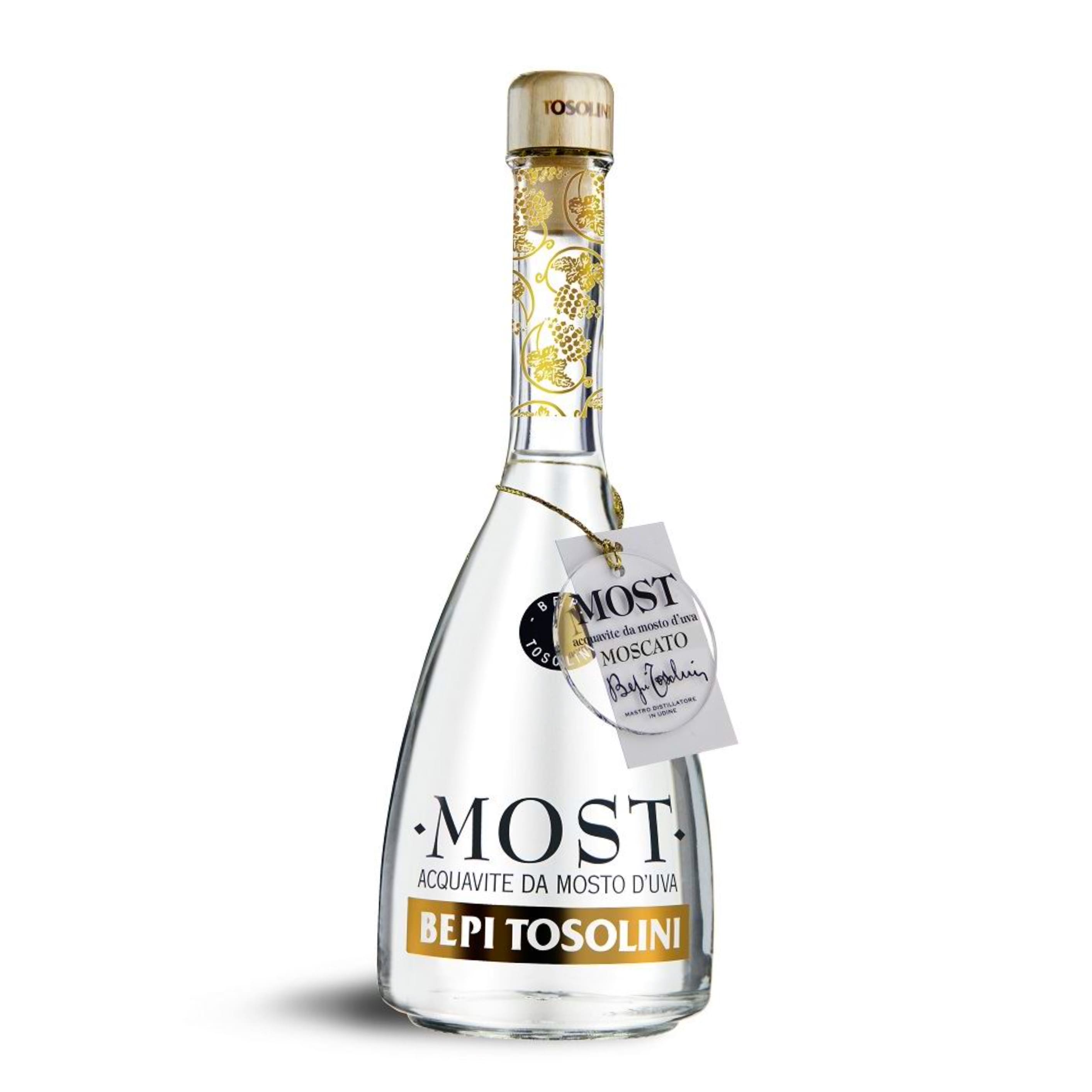 Граппа Bepi Tosolini Acquavite d'Uva Most Moscato 40% 0.7 л 