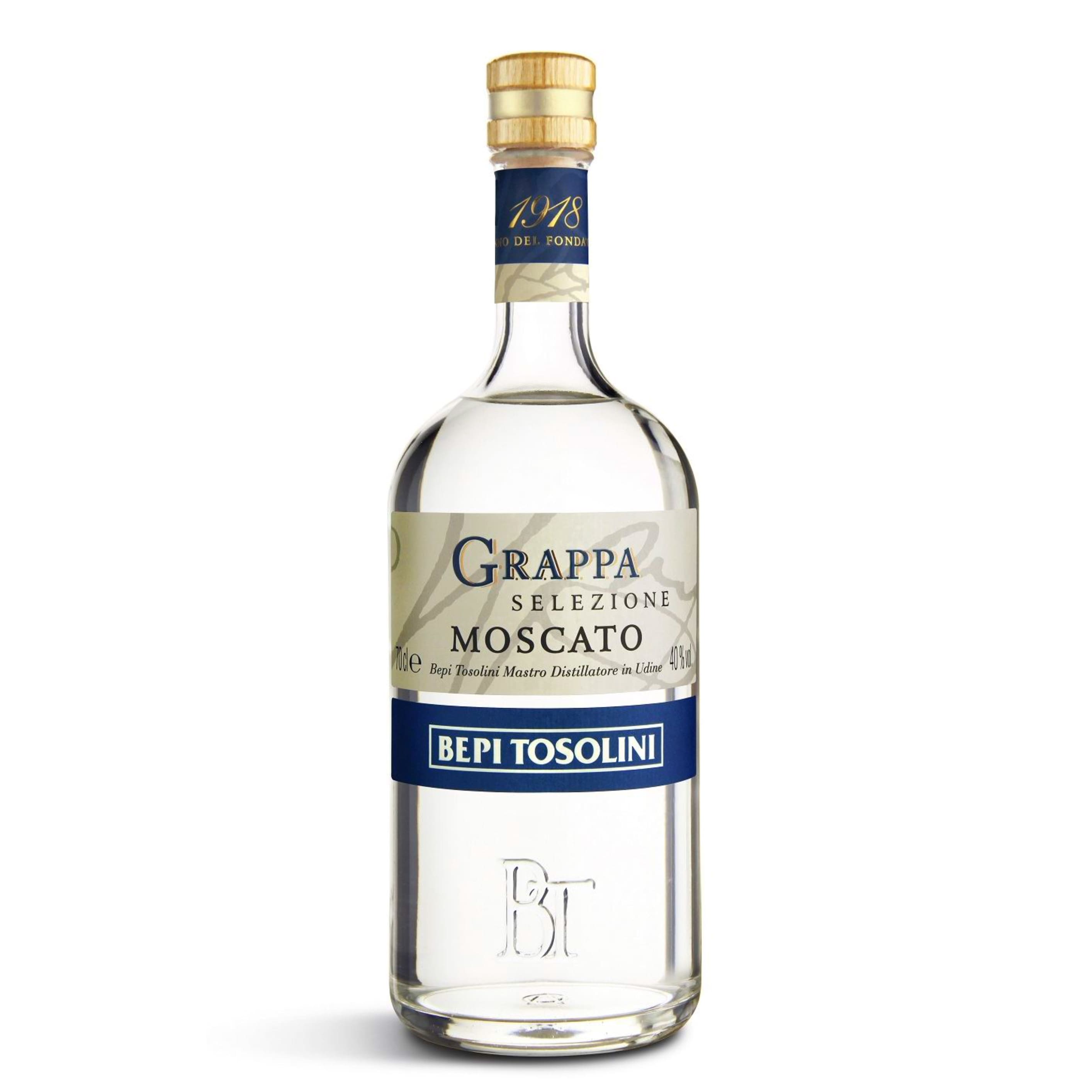 Граппа Bepi Tosolini Grappa Selezione Moscato 40% 0.7 л