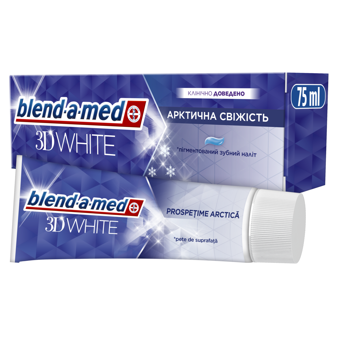 Паста зубна 93039 BLEND_A_MED 3D White Арктична Свіжість 75мл