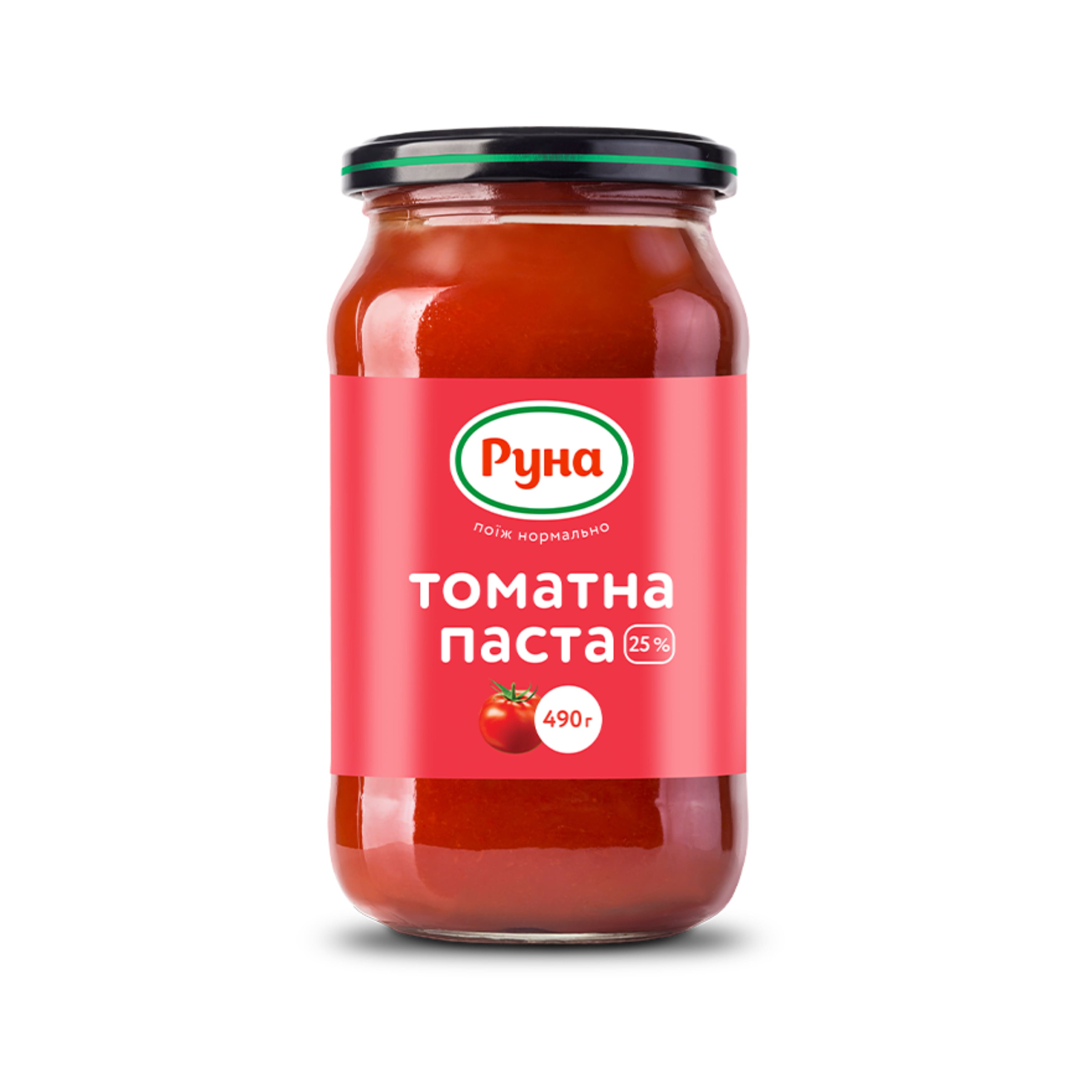 Паста томатна Руна 25% 490г